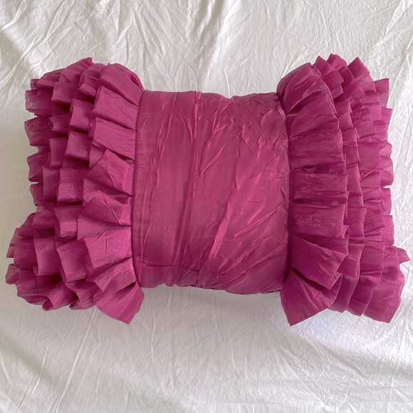 Luxurious Pink Decorative Pillow - Picture 1 of 8